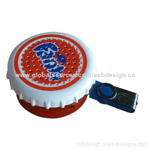 Rechargeable Wireless Speaker with USB Port, 350mAh Battery Capacity